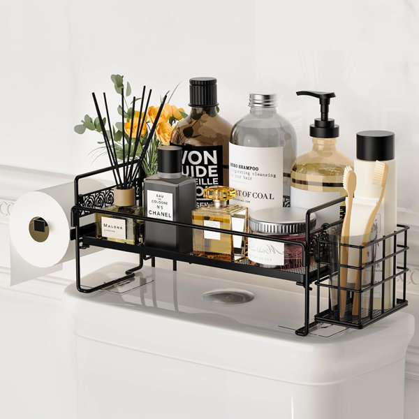 Wildon Home® Over The Toilet Storage, 1Tier Folding Bathroom Shelf